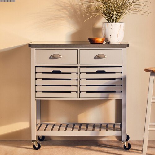 Premier Housewares Servirni voziček na kolesih 46x86 cm Frankfurt &amp;ndash; Slike