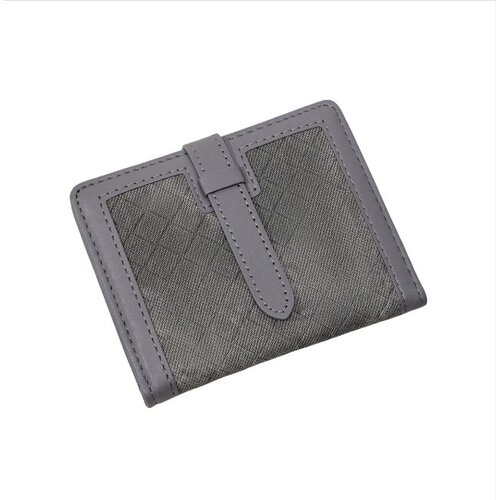 INF Vintage karirasta kratka denarnica z blokiranjem RFID za ženske Grey, (21644166) Cene