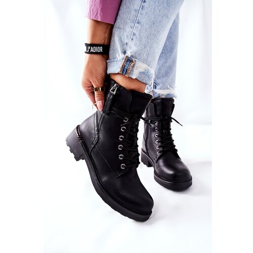 Kesi High boots Workers With Sliders Black Maisa Slike