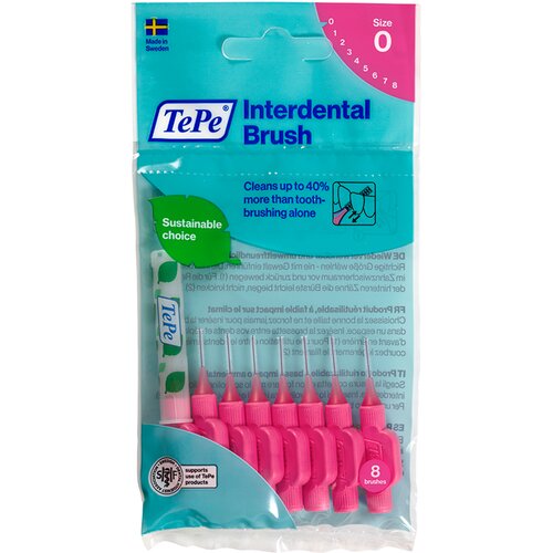 TEPE SWEDEN Original Interdentalne četkice Roze vel. 0 / 0,4 mm - vrećica 8 kom Cene