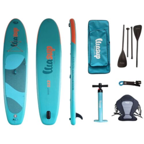 WASUP Napihljiva SUP deska 112 Lite, s 4 delnim sup/kajak veslom in sedežem, 340 cm Cene