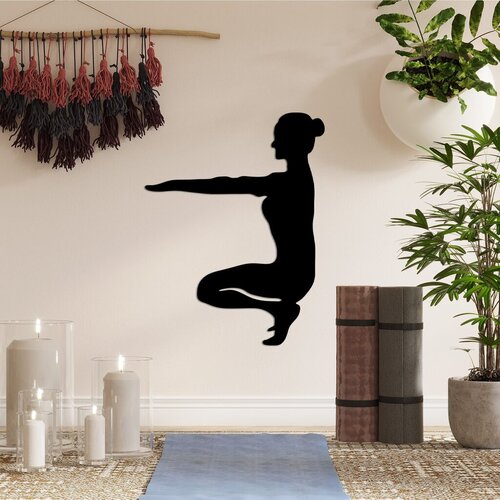 Wallity zidna dekoracija Yoga 16, 43x55cm, Crna Slike