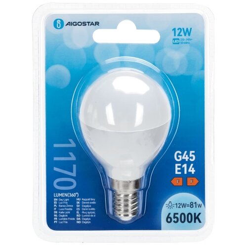  LED sijalica G45 E14/12W/230V 6500K - Aigostar Slike