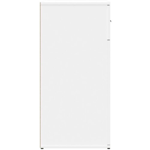  Komoda bela 79x38x80 cm inženirski les Slike