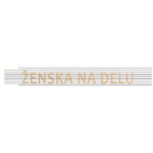 HEKA Zložljivi meter (Dolžina: 2 m, Bela, Natis: ŽENSKA NA DELU) Cene
