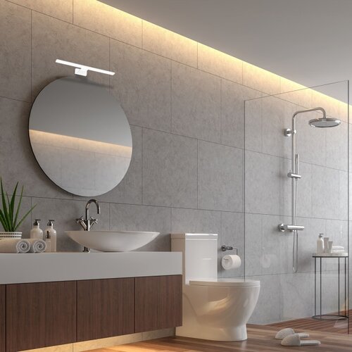  LED kupatilsko zidno svetlo SHINE LED/7W/230V 30 cm IP44 belo Slike