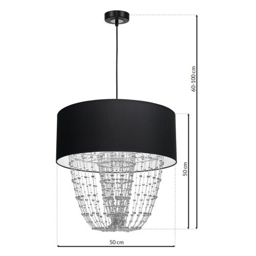  Luster na sajli ALMERIA 1xE27/60W/230V Slike