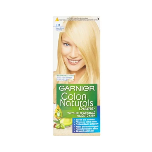 Garnier color Naturals Créme trajna sijoča barva za lase 40 ml odtenek E0 Super Blonde