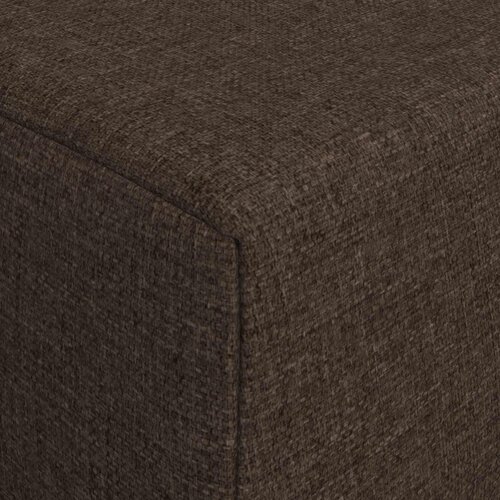 SOFA na razvlačenje Sivosmeđa 200 x 70 x 10 cm Tkanina Slike