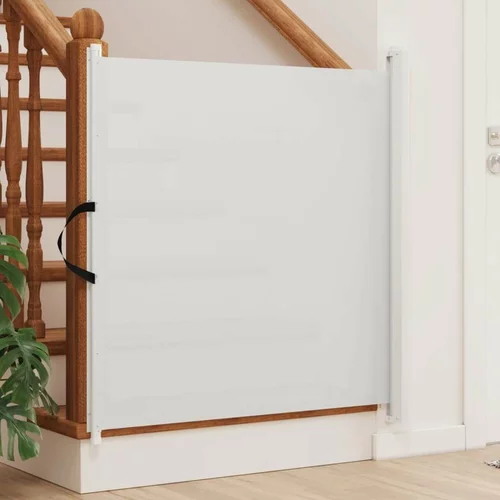  Izvlečna vrata za hišne ljubljenčke bela 82,5x125 cm