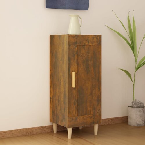 vidaXL Komoda boja dimljenog hrasta 34,5x34x90 cm konstruirano drvo Cijene
