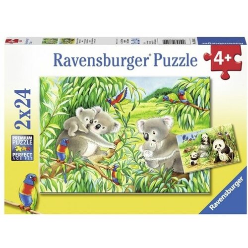 Ravensburger puzzle (slagalice)- Koale I pande RA07820 Slike