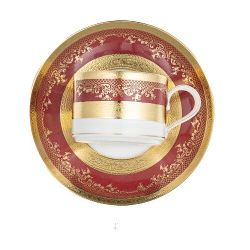 Zepter Masterpiece royal gold bordeaux šolja za čaj/kafu 0,22 l sa tacnom 16,5 cm Cene