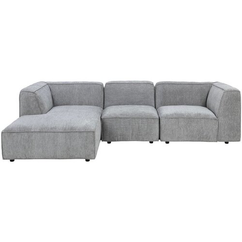Bonami Selection svijetlosiva kutna garnitura Fairfield, lijevi kut, 282 cm Slike