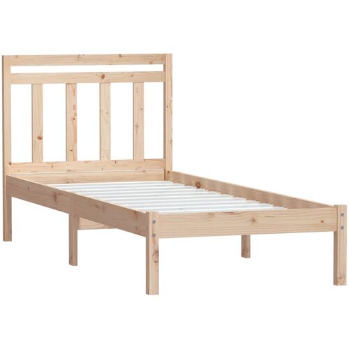 Okvir za krevet od masivnog drva 75 x 190 cm jednokrevetni Slike