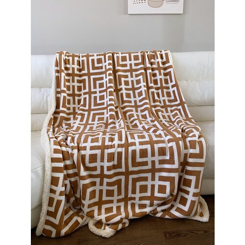 Ćebe delta mint D13, 150x200cm, braon Slike