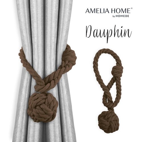 Curtains - accessories DAUPHIN color brown ameliahome Cene