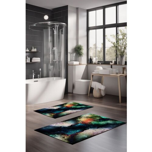  CT-5012 multicolor bathmat set (2 pieces) Cene