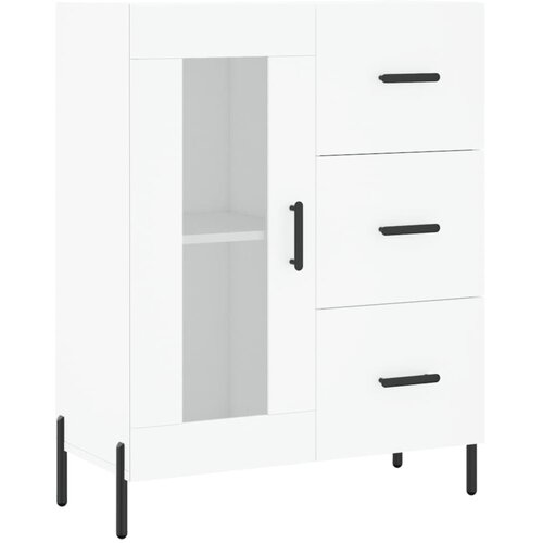 Maison Chic Komoda - Predalnik bela 69,5x34x90 cm inženirski les, (21716229) Slike