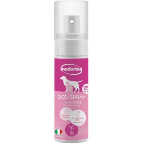Inodorina Deo sprej za pse i mačke, aloe vera, 150 ml Slike