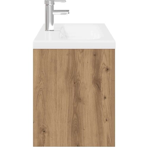 VidaXL omara za umivalnik z vgrajenim umivalnikom Artisan Oak Slike
