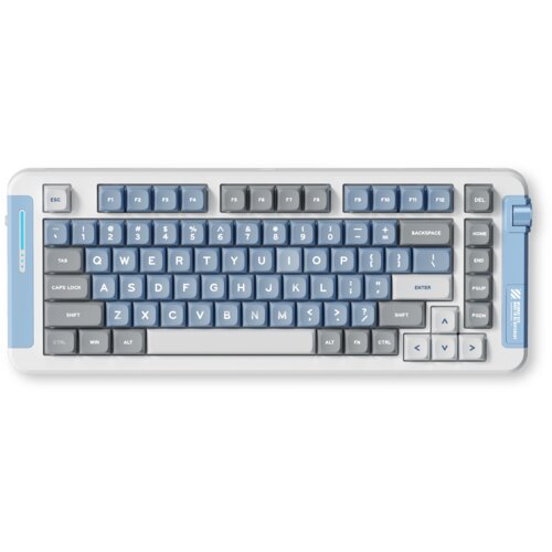 MCHOSE X75 (Blue/Grey) - Wireless Gaming Keyboard 75% RGB (US English - ANSI), (21747613) Cene