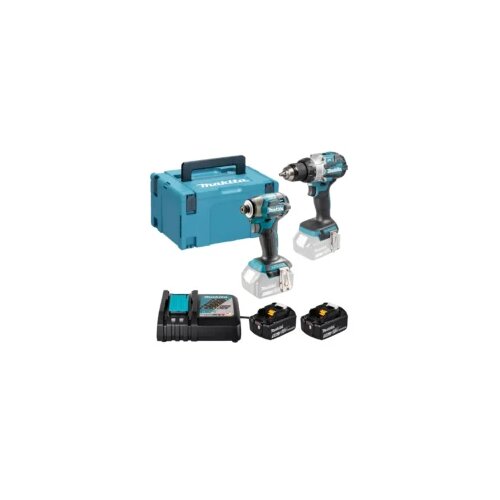 Makita aku set bu&amp;scaron;ilica DHP489 i udarni odvijač DTD173 DLX2528TJ Slike