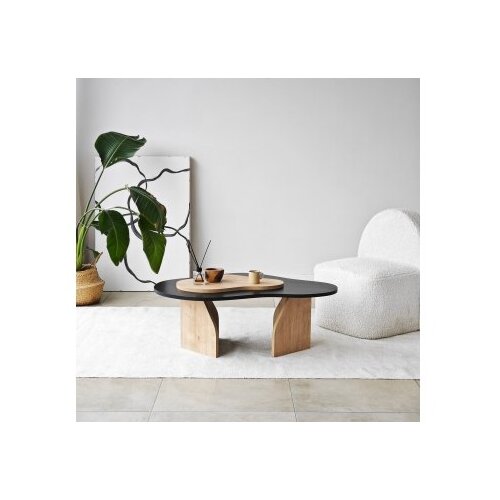 Hanah home sto za dnevnu sobu melted black sapphire oak Cene