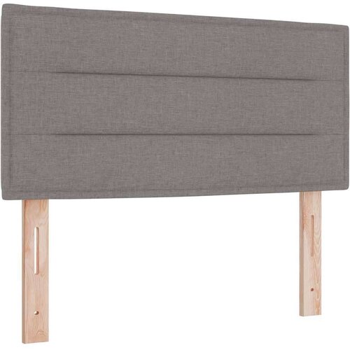  Boxspring krevet s madracem s madracem Sivo-smeđa 90 x 190 cm Slike