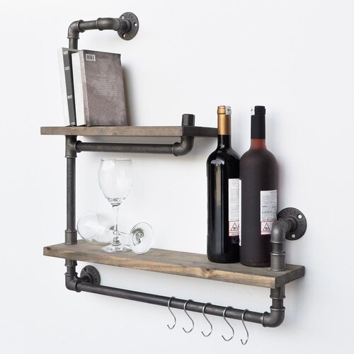 Woody Fashion Hanah Home Zidna polica Boruraf019 Slike