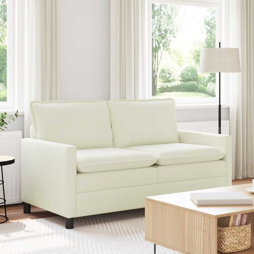SOFA Krem 156 x 81 x 87,5 cm Tkanina Slike