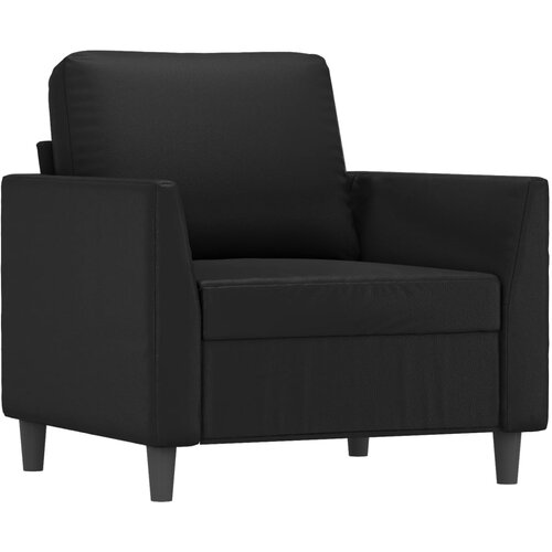  Fotelja s tabureom 60 cm od umjetne kože Slike