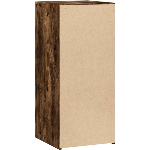 VidaXL Komoda dimljeni hrast 40x41x93 cm inženirski les Slike