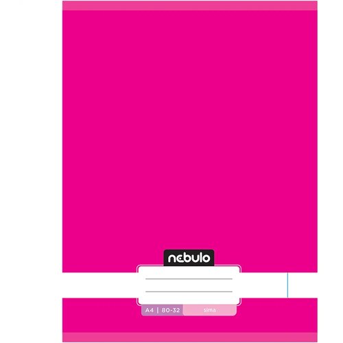 NEBULO spajalica glatka neon ružičasta bilježnica 80-32 A/4 Cijene