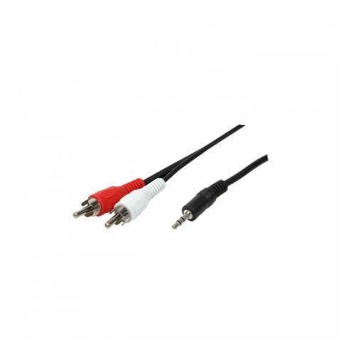 Logilink Audio cable 3.5mm to 2xChinch M/M 5m CA1043 Slike