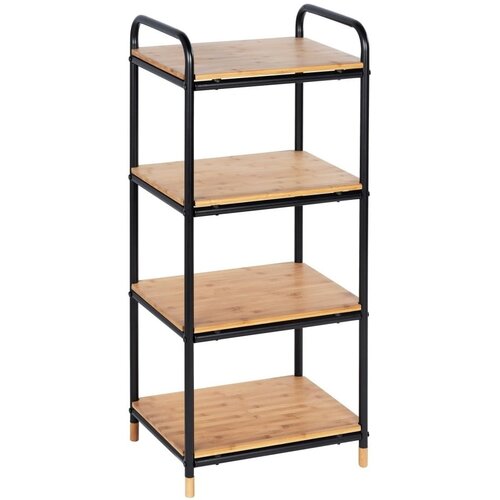 Wenko polica za kupaonicu od bambusa na 4 razine Loft Slike