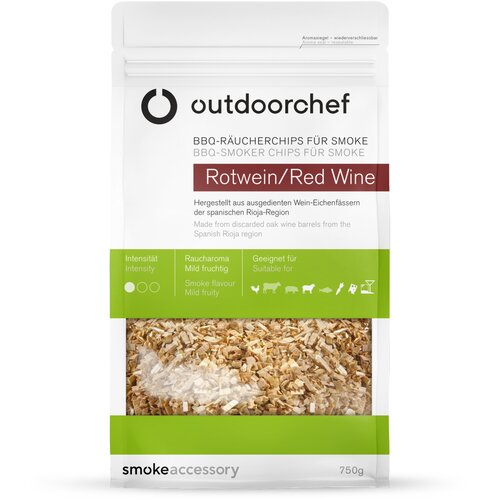 OUTDOORCHEF R&amp;auml;ucherchips Crno vino Dim Slike