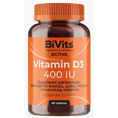 ABELA BiVits&reg; Vitamin D3 400 IU 60 tableta Cene