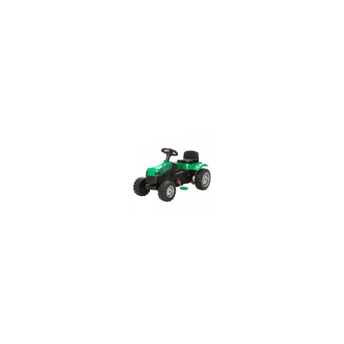 Plisan Traktor sa pedalama zeleni Slike
