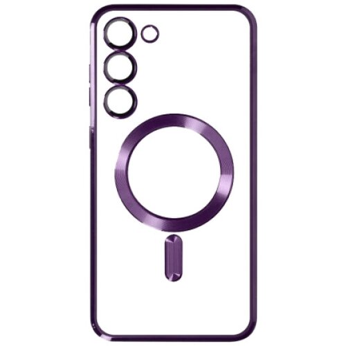 Silikonska futrola magsafe samsung S24 lila Slike