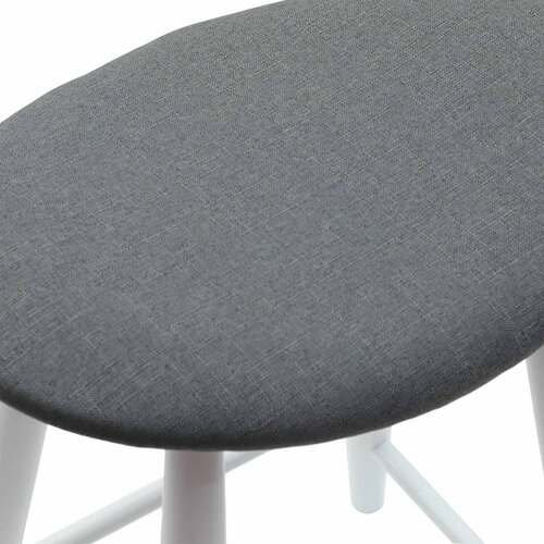  Trpezarijske stolice 2 pcs Bijelo 46 x 37 x 63 cm Slike