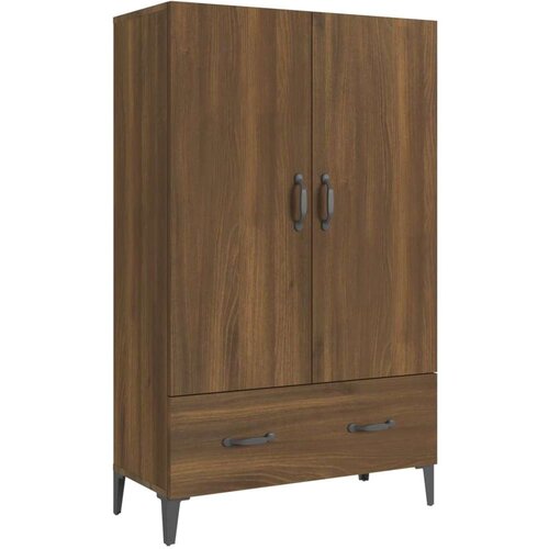  Komoda boja smeđeg hrasta 70 x 31 x 115 cm konstruirano drvo Slike