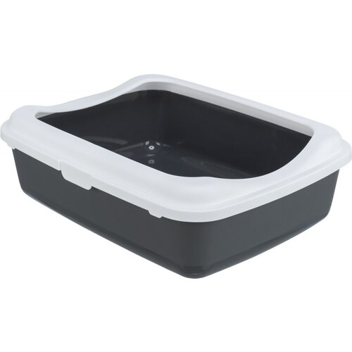  Toalet za mace classic sa ramom 37x15x47 sivo/beli Cene