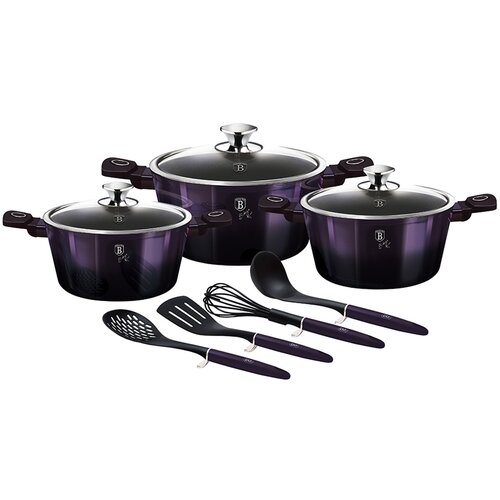 Berlinger Haus set lončkov 10 kos. BH-7141 vijolična, (21400701) Slike