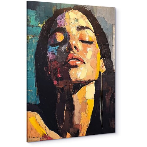 Styler Slika s ručno oslikanim elementima 70x100 cm Vivian &amp;ndash; Slike