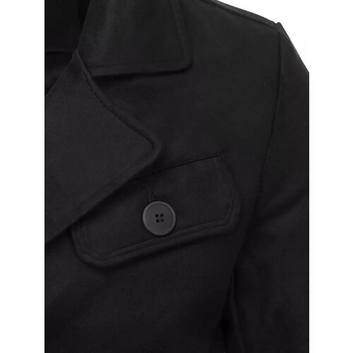 DStreet Men's black coat CX0432 Cene
