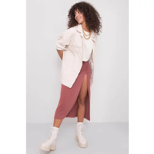 Fashion Hunters Brick skirt with a BSL slit