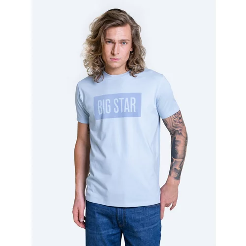 Big Star Man's T-shirt_ss T-shirt 152046 Brak Knitted-400