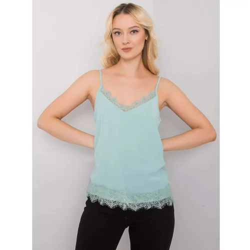 Fashion Hunters Mint top with lace