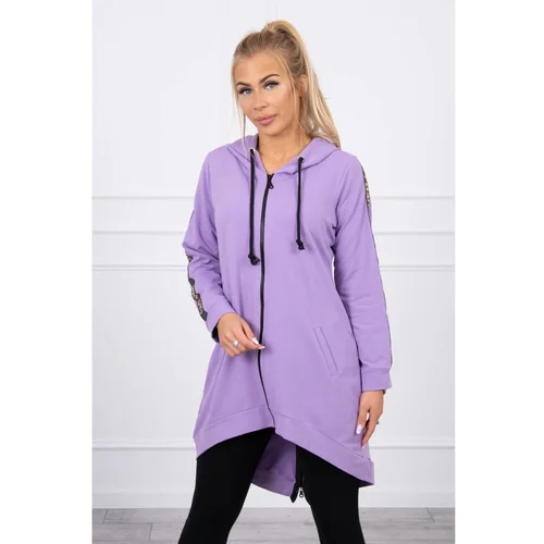 Kesi Sweatshirt with zip at the back dark violet